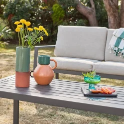 Aluminium-Gartenmöbelset für 4 Personen