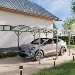 Aluminium- und Polycarbonat-Carport 15 m²