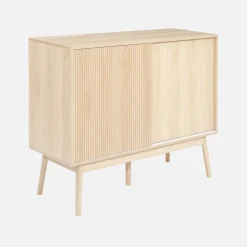 Anrichte mit Holzdekor 115 cm