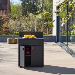 Außenküche Stahl 2 Türen B 80 cm