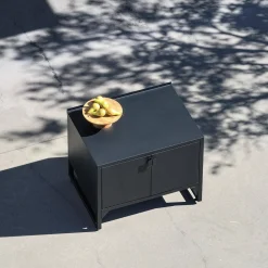 Außenküche Stahl 2 Türen L80cm