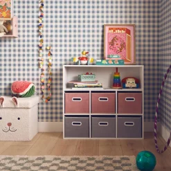 Aufbewahrungsmöbel für Kinder, 6 Boxen