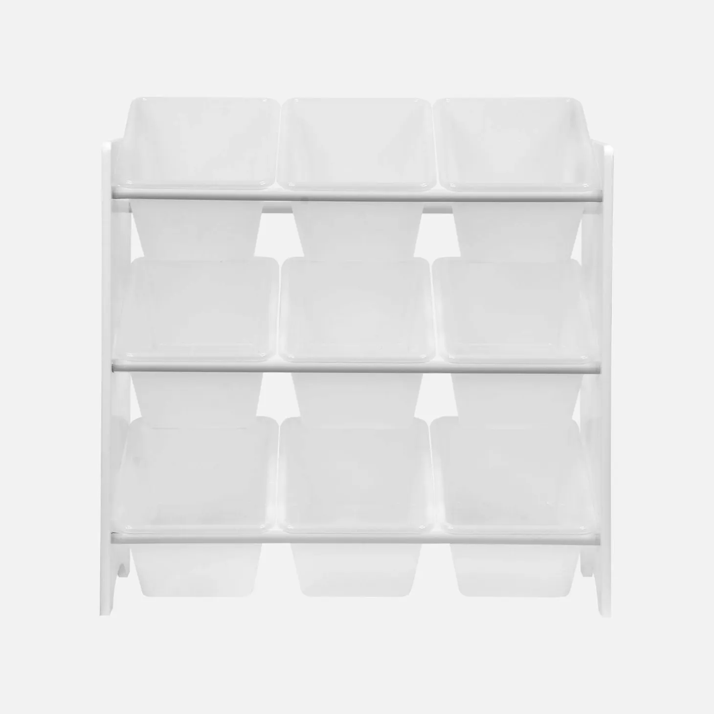 Aufbewahrungsregal für Kinder mit 9 Boxen (2er Set)