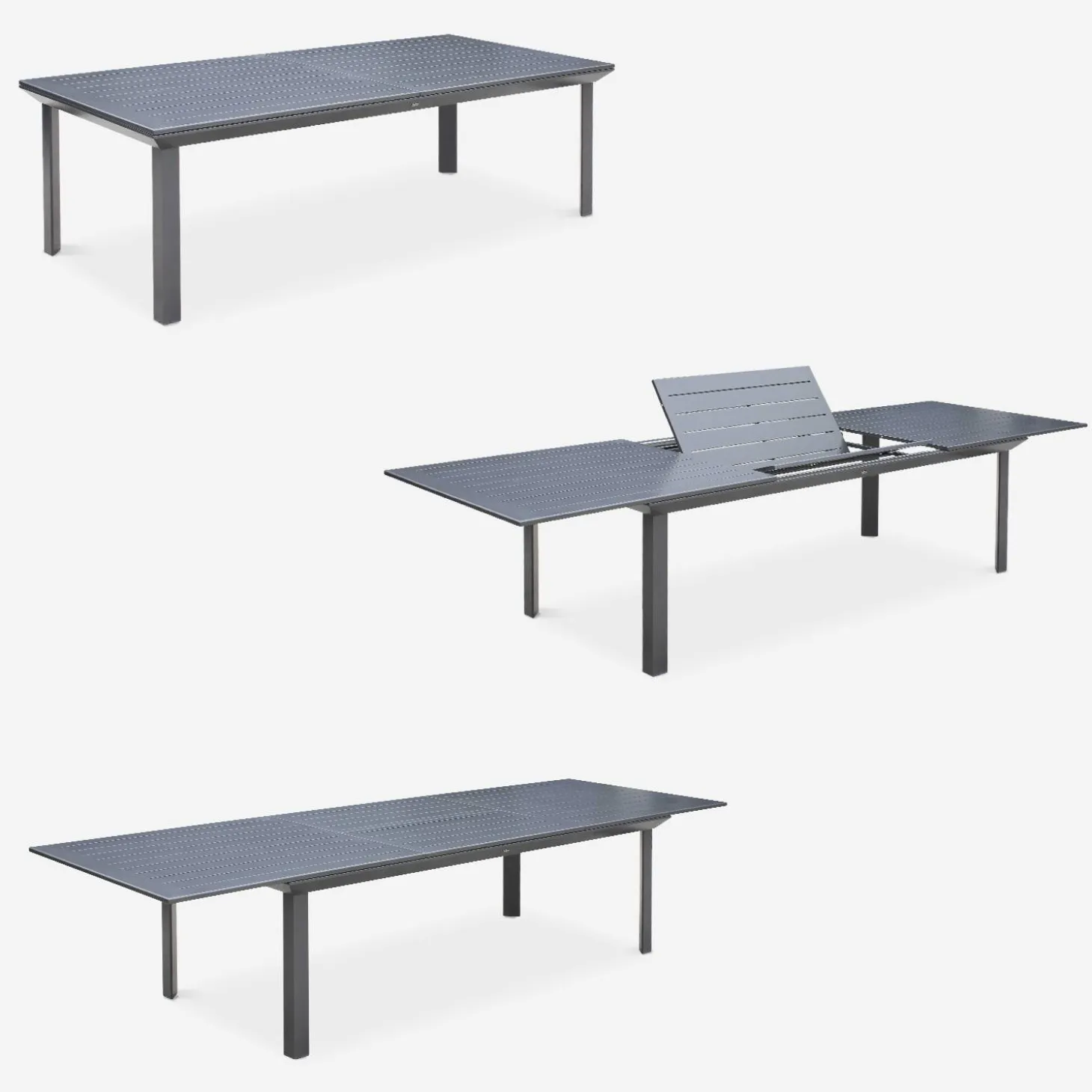 Ausziehbare Gartengarnitur - Odenton - 235/335 cm