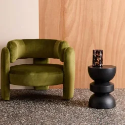 Beistelltisch, Couchtisch, Nachttisch Metall Ø32 x H 43,5cm