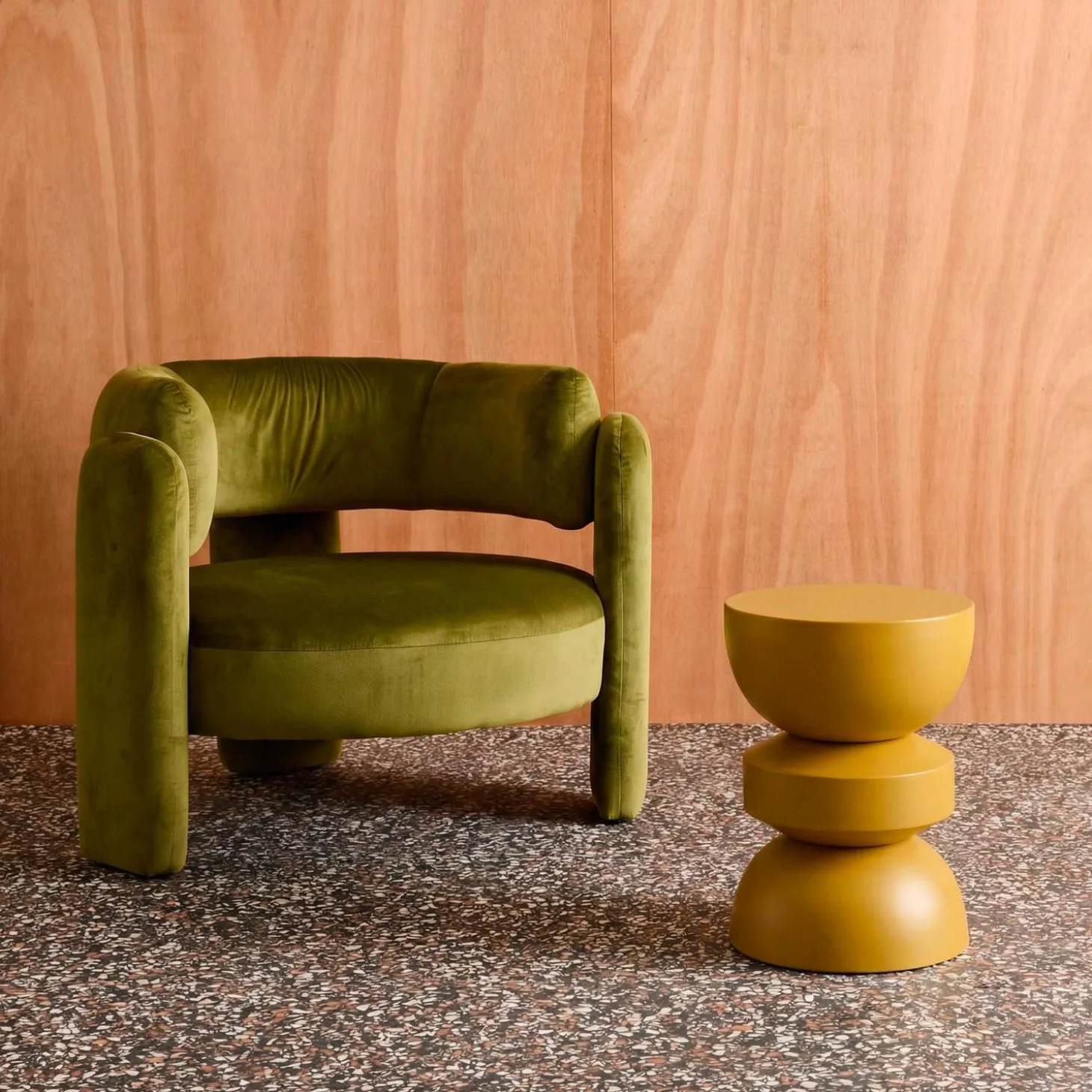Beistelltisch, Couchtisch, Nachttisch Metall Ø32 x H 43,5cm
