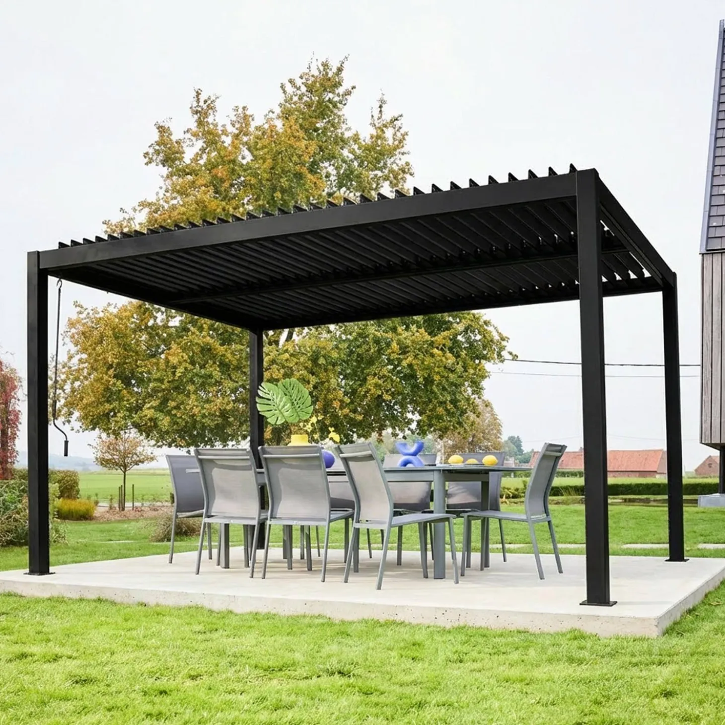 Bioklimatische Pergola mit Lamellendach Palace 3x4m