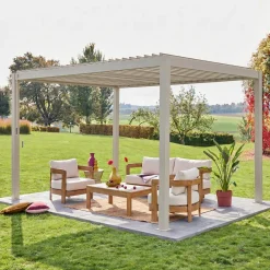 Bioklimatische Pergola mit Lamellendach Triomphe 3x4m