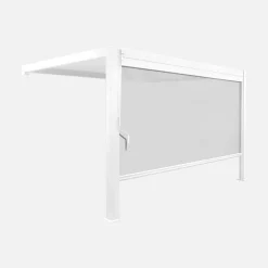 Bioklimatische Wand Pergola Triomphe 4x3m + 1 Markise 4m