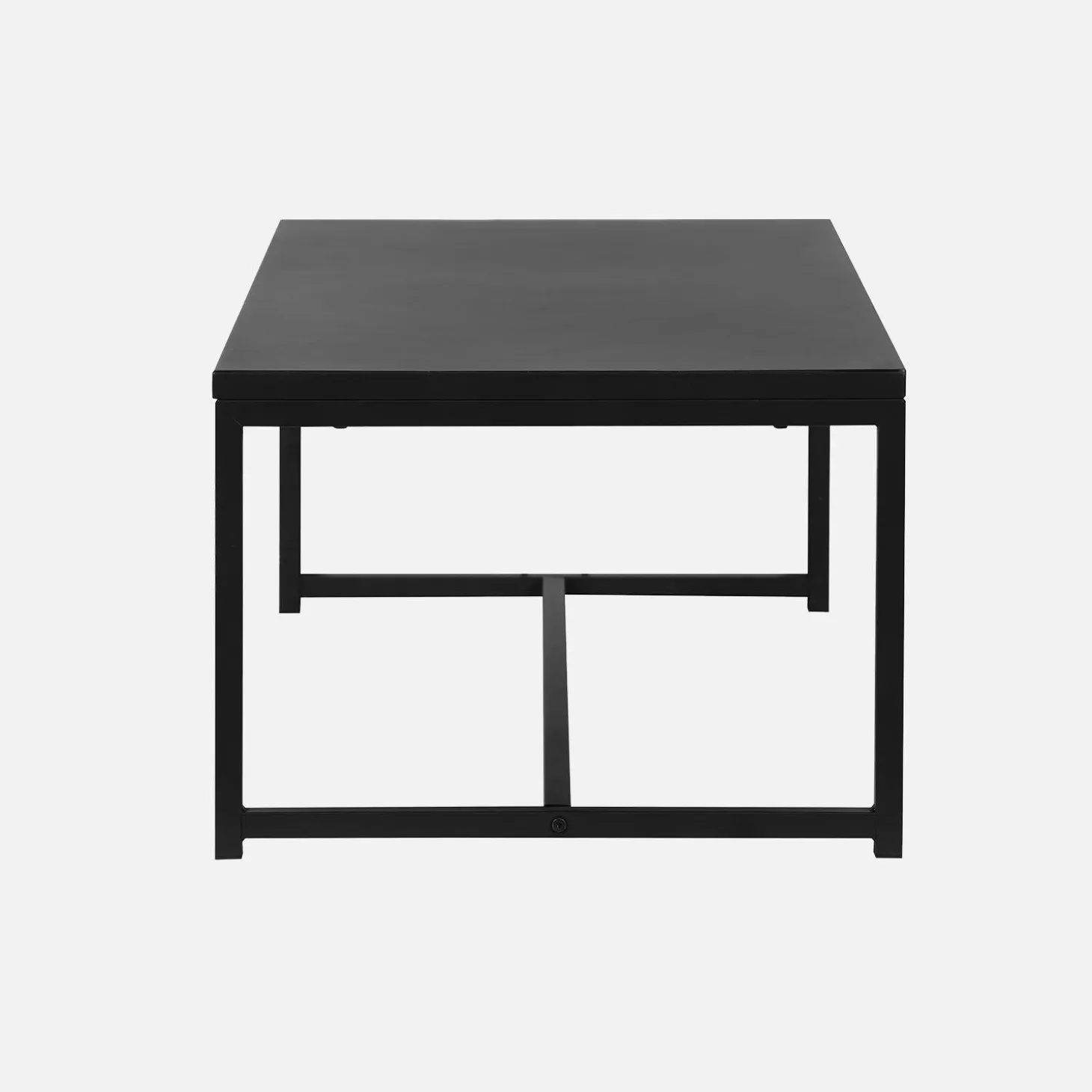 Couchtisch aus Metall 100 x 50 x 36 cm