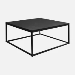 Couchtisch aus schwarzem Metall