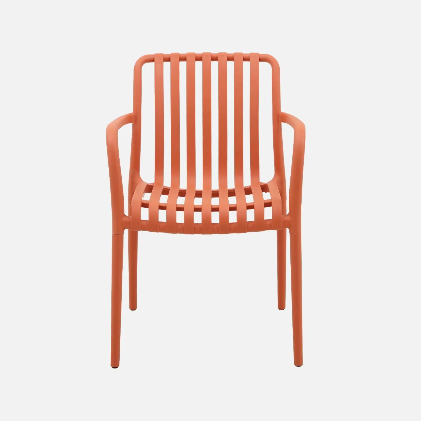 4er Set Gartensessel aus Kunststoff
