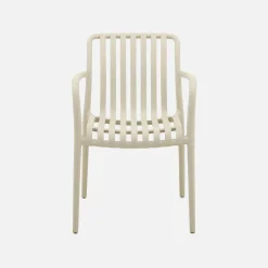 4er Set Gartensessel aus Kunststoff