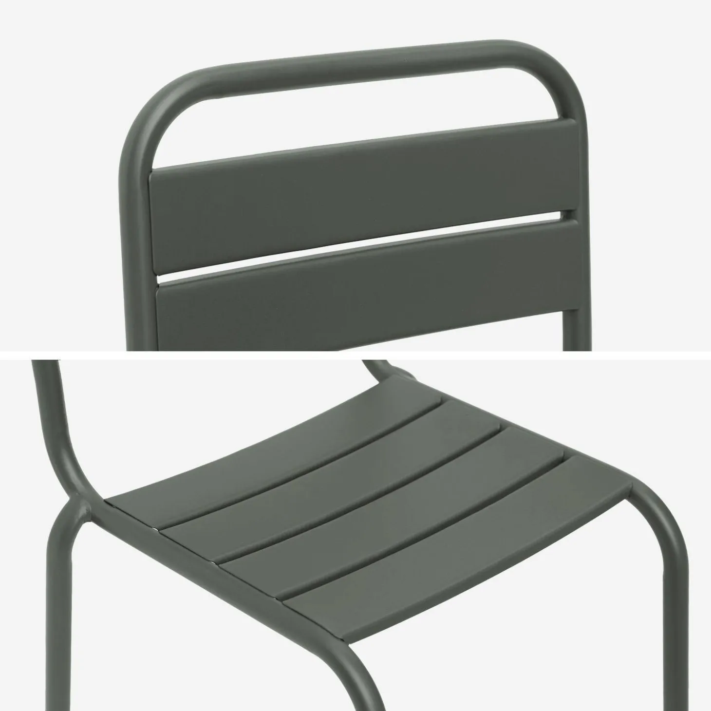 2er-Set Kinderstühle aus Metall