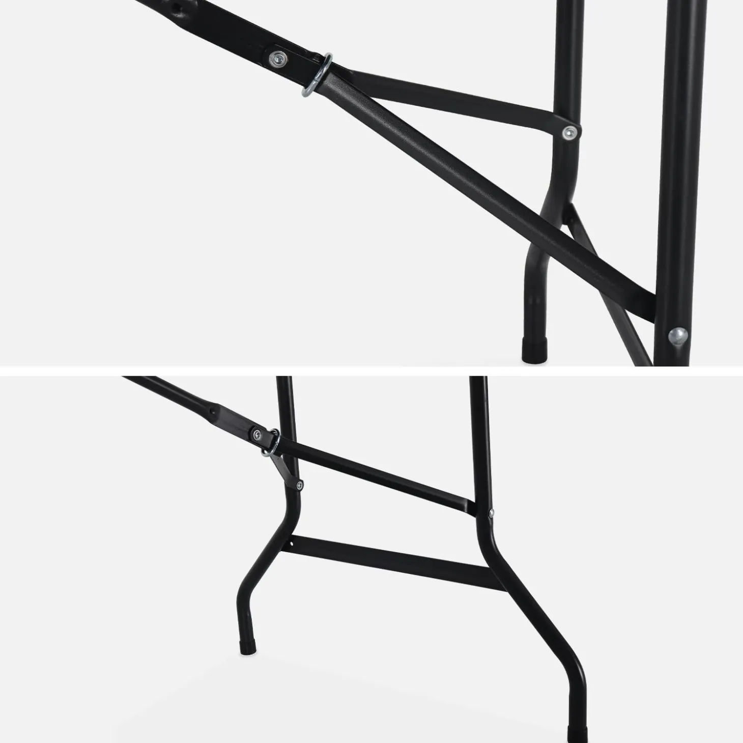 2er-Set klappbare Partytische aus Kunststoff 180 cm