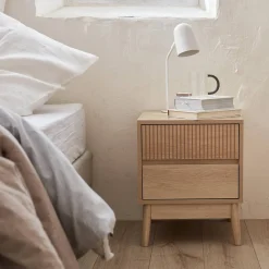 2er Set Nachttische mit zwei Schubladen