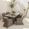 2er Set runde Sessel aus Polyrattan