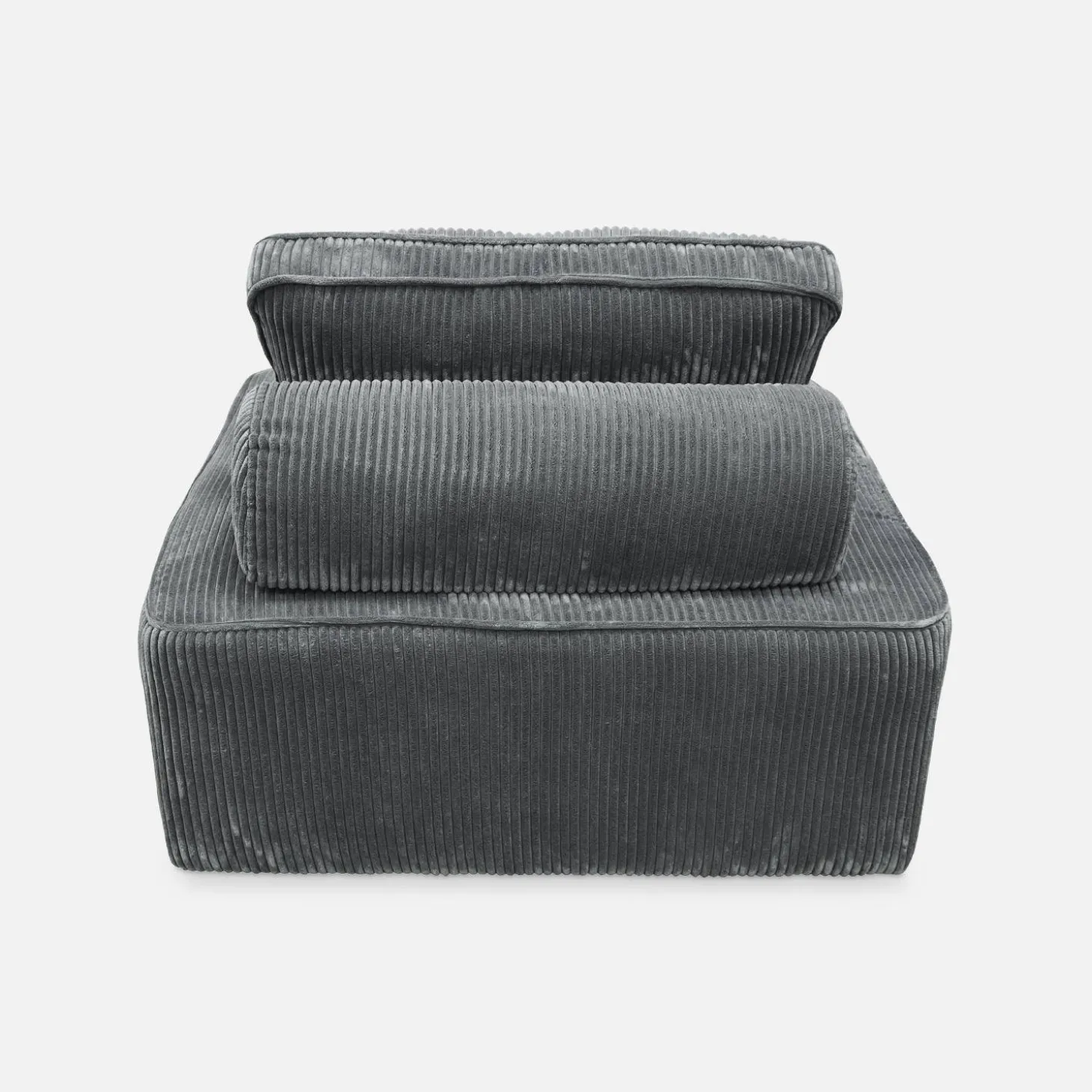 2er-Set Sofa-Modul-Sessel mit Cordbezug