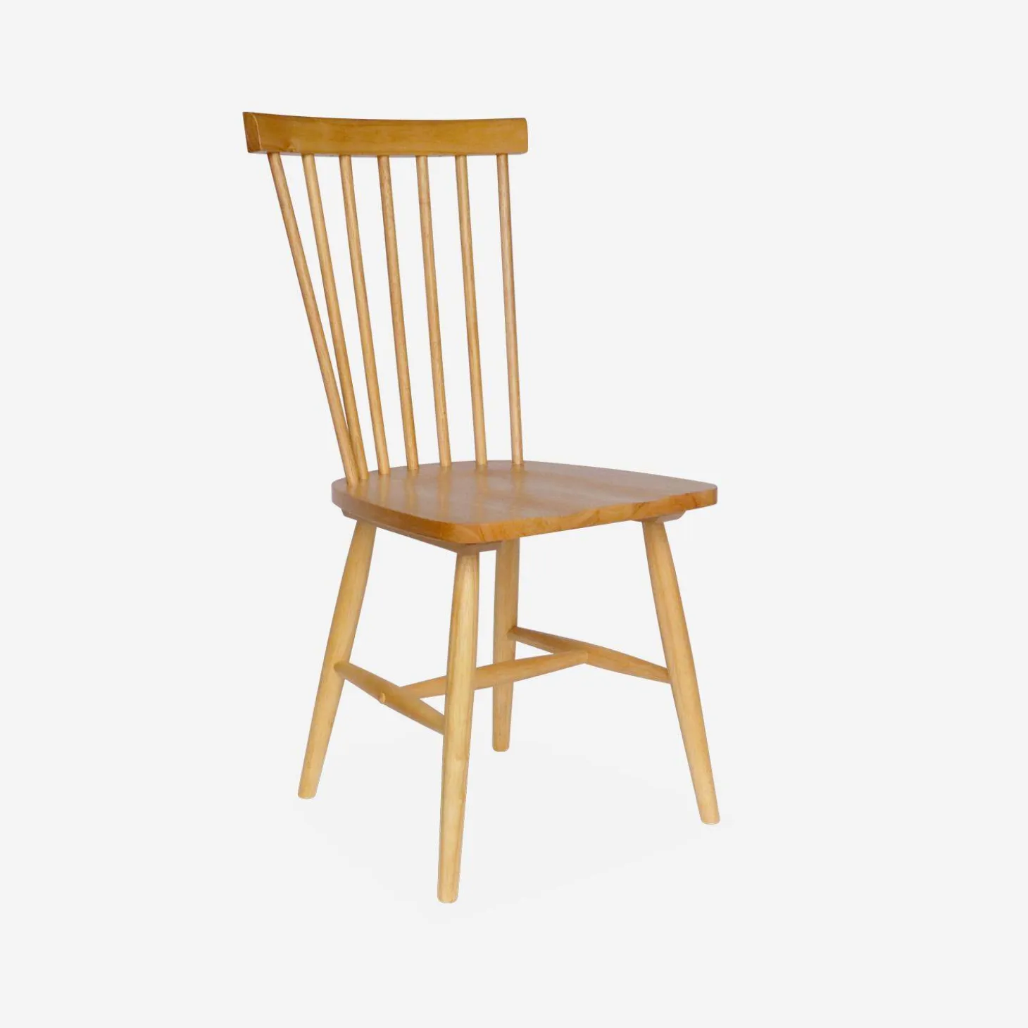 2er-Set Stühle aus Hevea-Holz