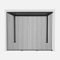 3er-Set vertikale Lamellenwände 100 cm für bioklimatische Pergola Triomphe