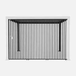 3er-Set vertikale Lamellenwände 130 cm für bioklimatische Pergola Triomphe 4x3m Triomphe