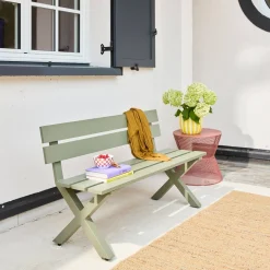 Gartenbank aus Aluminium 2-Sitzer