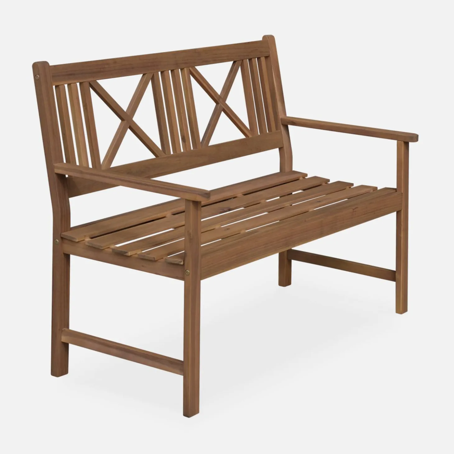 Gartenbank aus Holz 120x60 cm