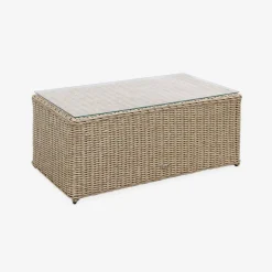 Gartengarnitur Polyrattan 4 Plätze Valentino + Kissen