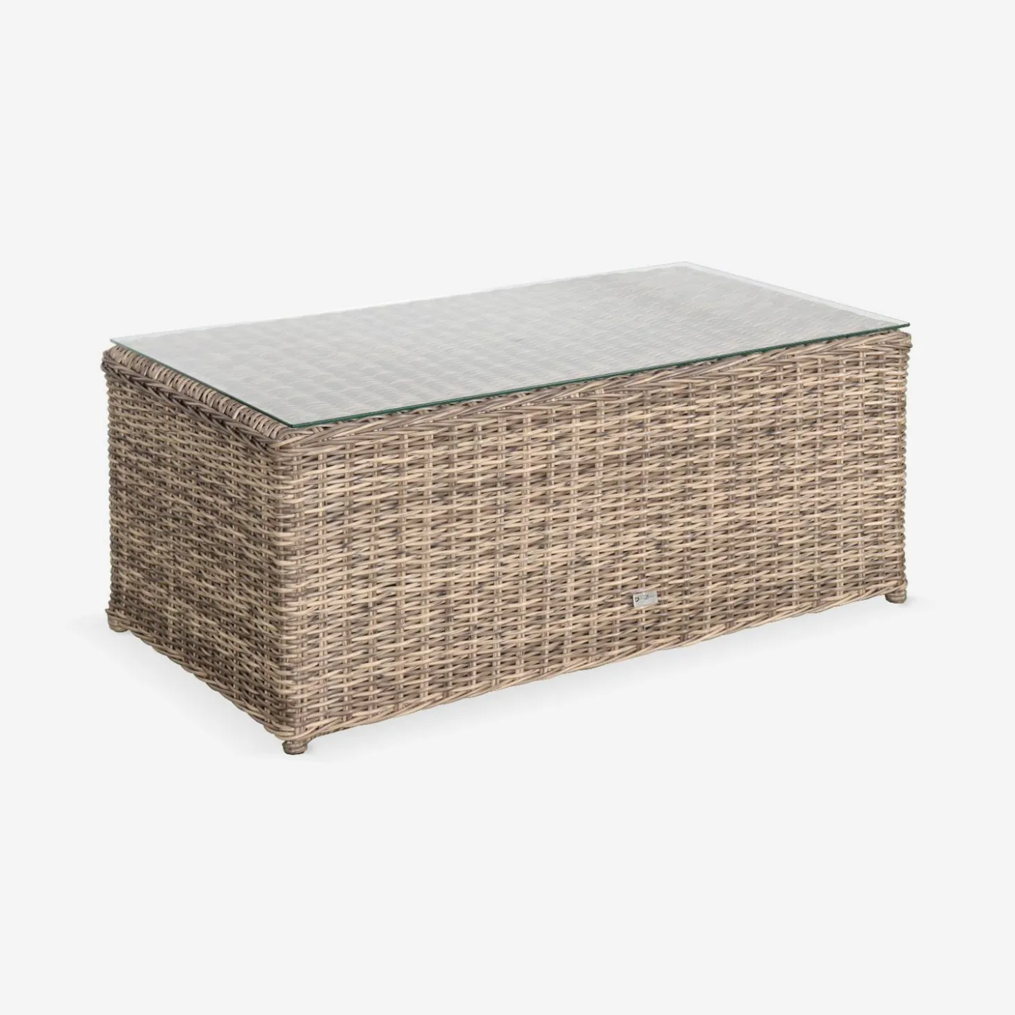 Gartengarnitur Polyrattan 4 Plätze Valentino + Kissen