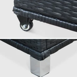 Gartenkiste aus Polyrattan 162x82cm