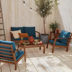 Gartenlounge-Set für 4 Personen