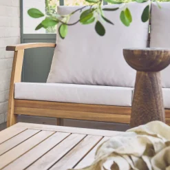 Gartenlounge-Set für 5 Personen aus Akazienholz