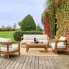 Gartenmöbelset aus Akazienholz für 4 Personen
