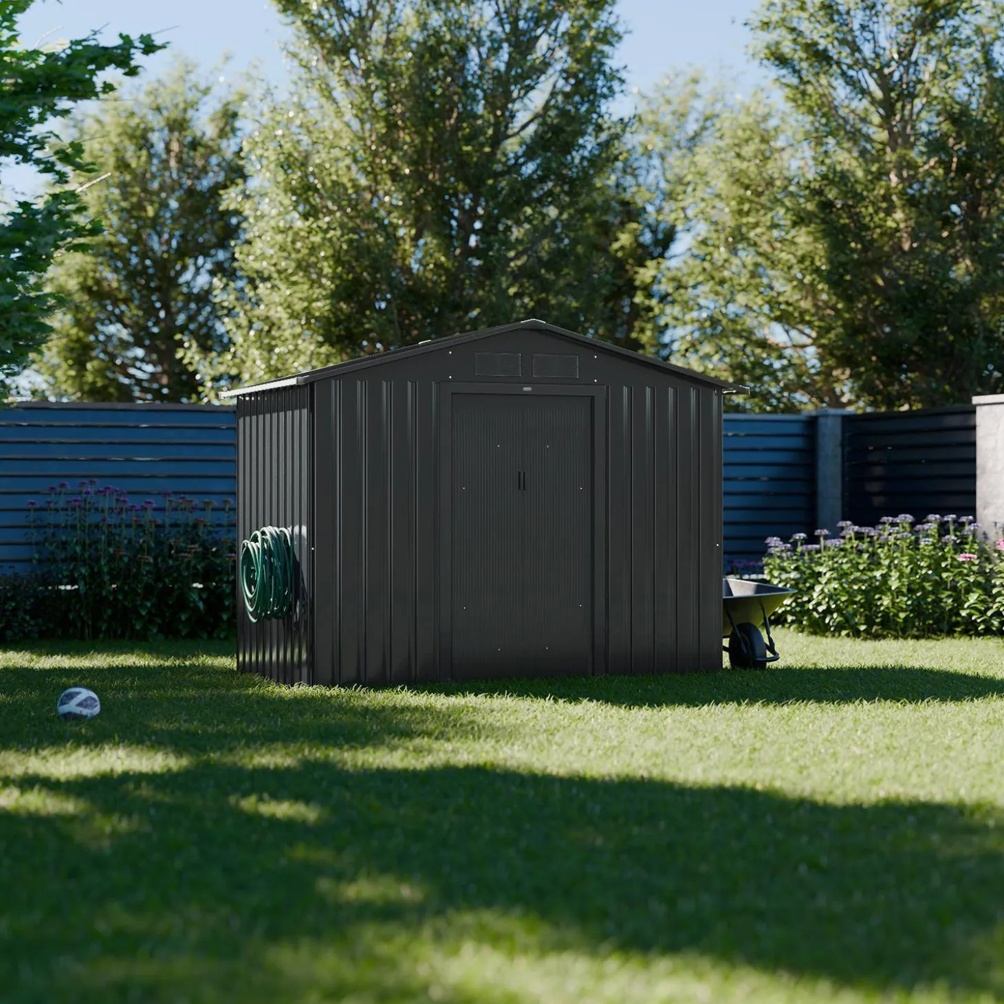 Gartenschuppen 2,71 m² mit Verankerungsset