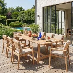 Gartentisch aus Akazienholz für 8 Personen