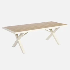 Gartentisch aus Aluminium 220cm für 8 Personen