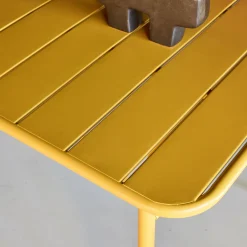 Gartentisch aus Stahl 6-8 Plätze