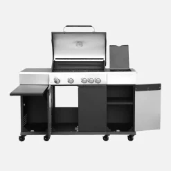 Gasgrill 4 Brenner + 1 Seitenbrenner
