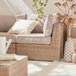 Hochwertige Gartenmöbel: Polyrattan XXL -5 Sitzplätze