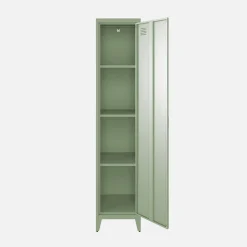 Industrieller Schrank aus Stahl mit 4 Stauräumen