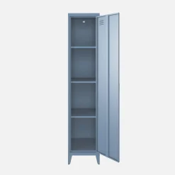 Industrieller Schrank aus Stahl mit 4 Stauräumen