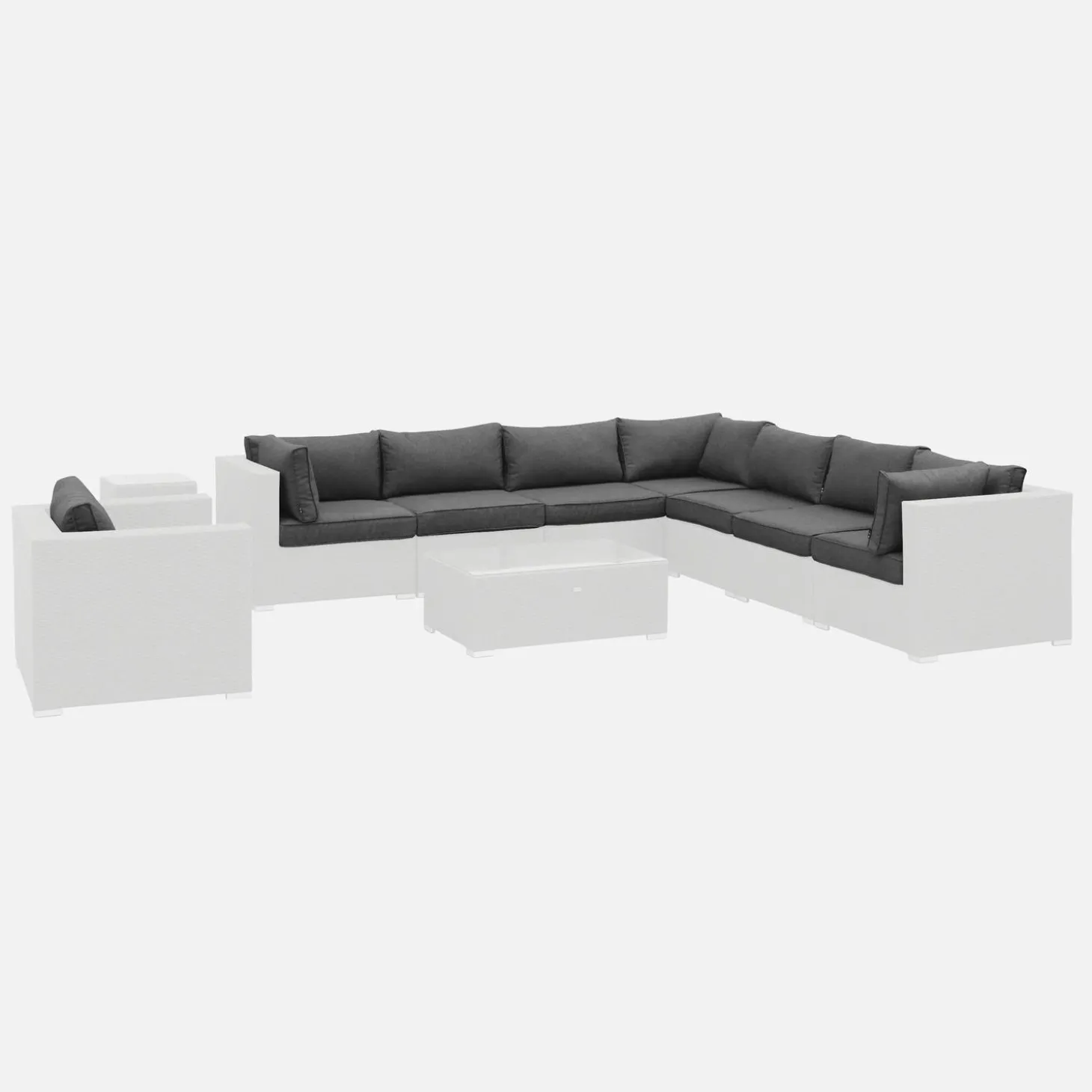 Kissenbezüge für Gartenmöbel-Set Venezia Komplettset