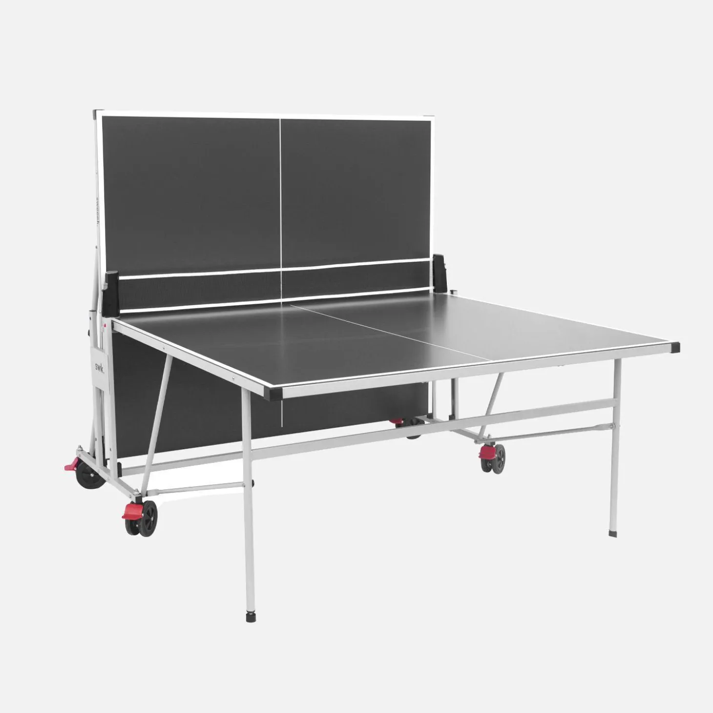 Klappbare Outdoor-Tischtennisplatte mit 4 Schlägern und 6 Bällen