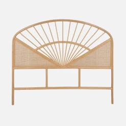 Kopfteil aus natürlichem Rattan und Rattan-Geflecht