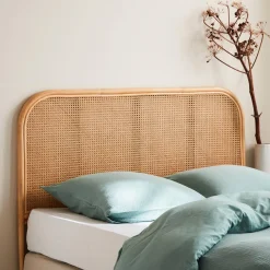 Kopfteil aus Rattan-Geflecht Natur