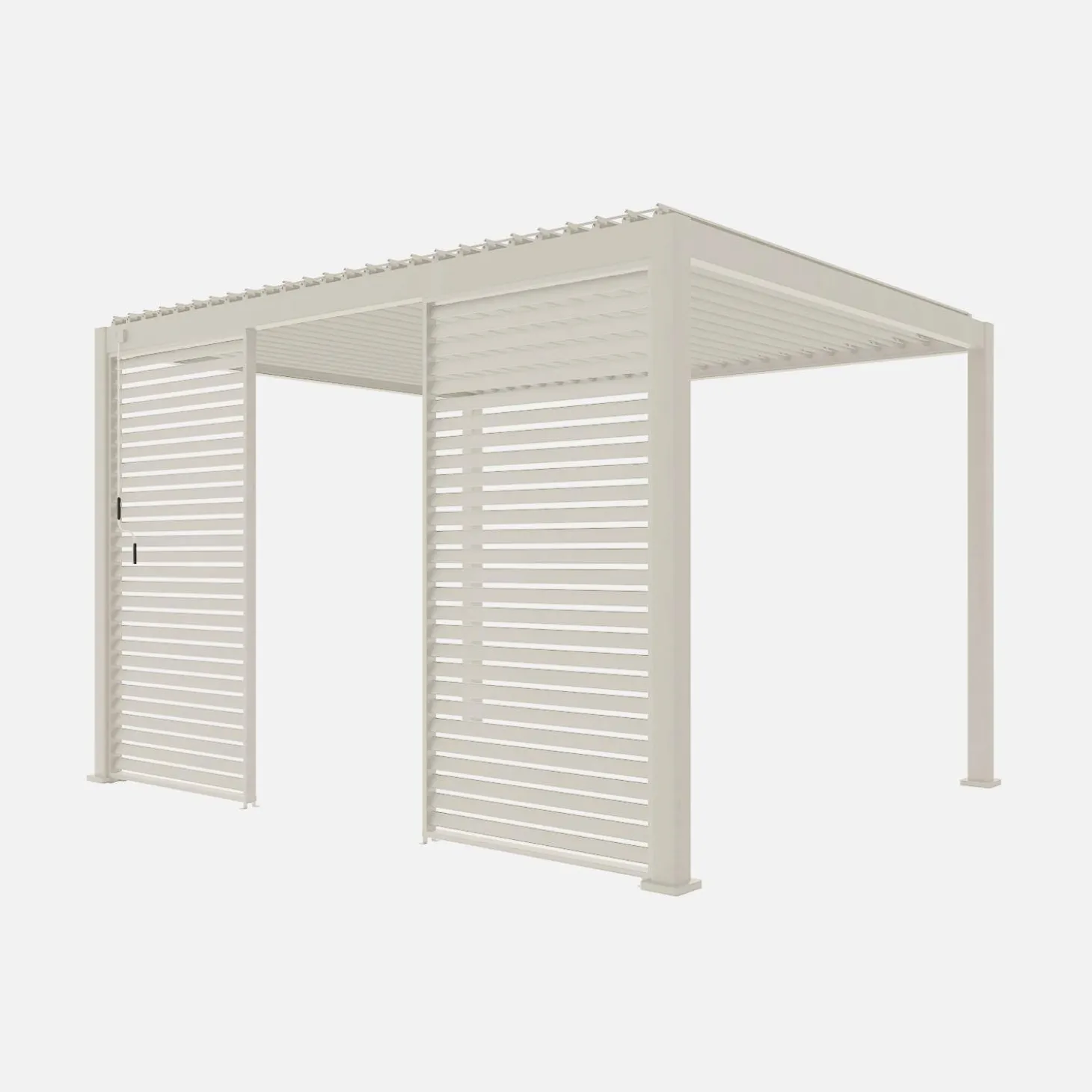 Lamellenwand 130cm für Pergola Triomphe 3x4m