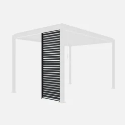 Lamellenwand 100cm für Pergola Triomphe 3x3m V2 3x4m 3x6m