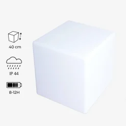 LED-Leuchtwürfel 40 cm