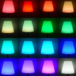 LED Stehlampe Außenbeleuchtung Solarbetrieben