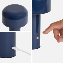 LED-Tischlampe für innen aus Metall Ø 13 cm
